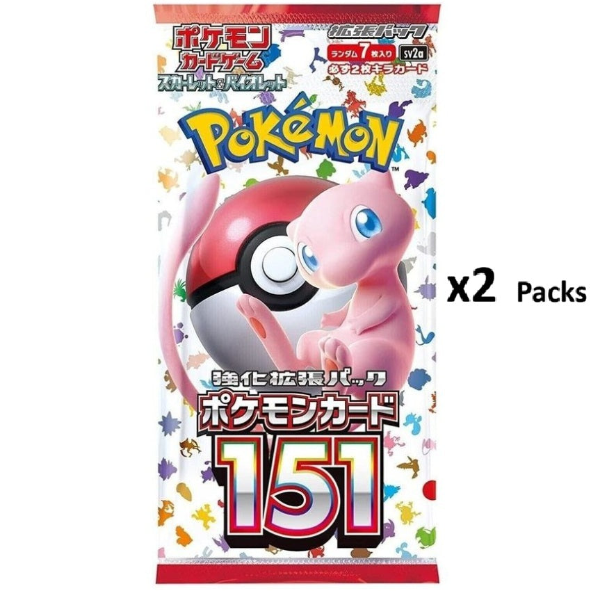 Pokemon TCG 151  Booster Pack  SV2a (Japanese) / ポケモンカードゲーム スカーレット＆バイオレット 強化拡張パック ポケモンカード151