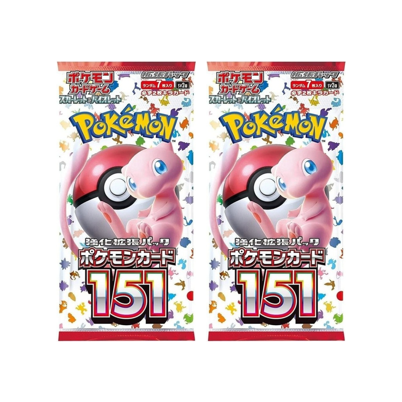Pokemon TCG 151  Booster Pack  SV2a (Japanese) / ポケモンカードゲーム スカーレット＆バイオレット 強化拡張パック ポケモンカード151