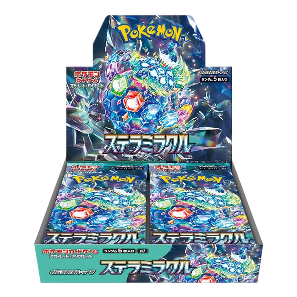 Pokemon TCG Stellar Miracle Booster Box SV7  (Japanese) / [ BOX ] ポケモンカードゲーム スカーレット＆バイオレット 拡張パック ステラミラクル
