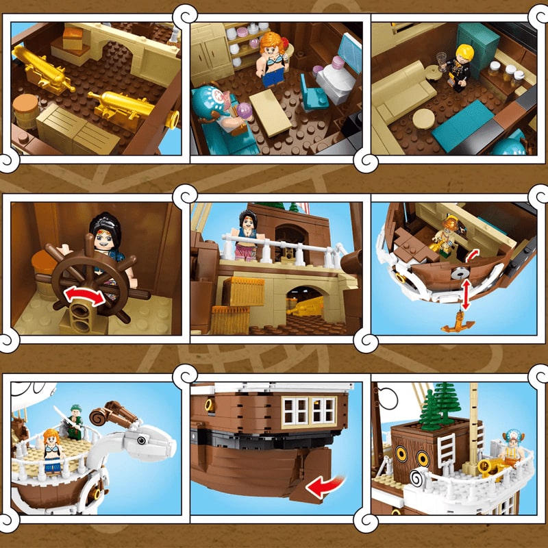 SY 6297 One Piece: Going Merry Pirate Ship Large