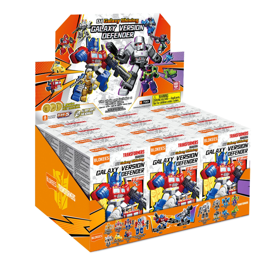 BLOKEES 71301 Transformers - Defender Version 01 "Galaxy Shining" Blind Box - Each (1 of 12)