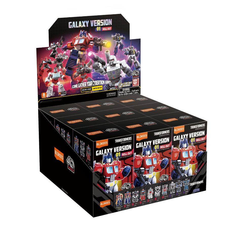 BLOKEES 71100 Transformers - Galaxy Version 01 "Roll Out" Blind Box - Each (1 of 9)