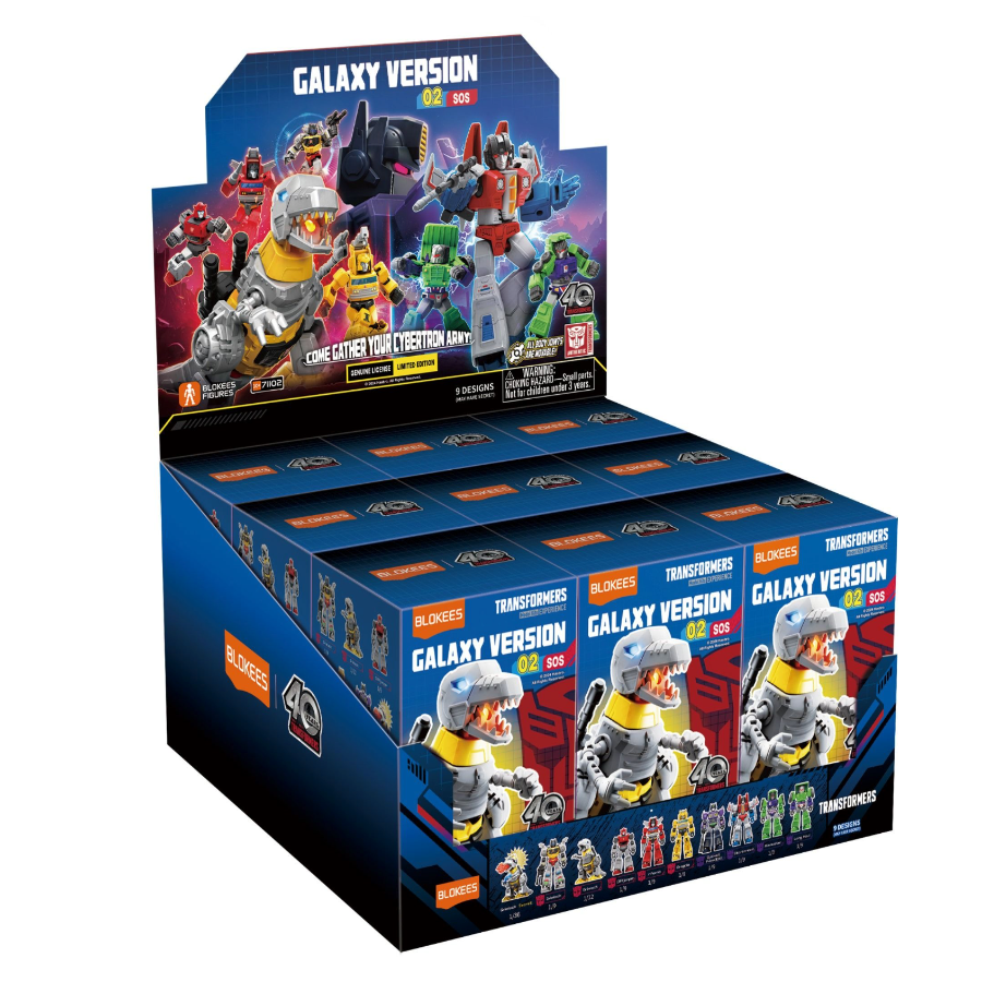 BLOKEES 71102 Transformers - Galaxy Version 02 "SOS" Blind Box - Each (1 of 9)