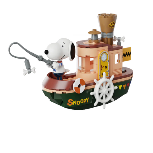 Pantasy 86907 Snoopy Where We Go Series - Steam Boat