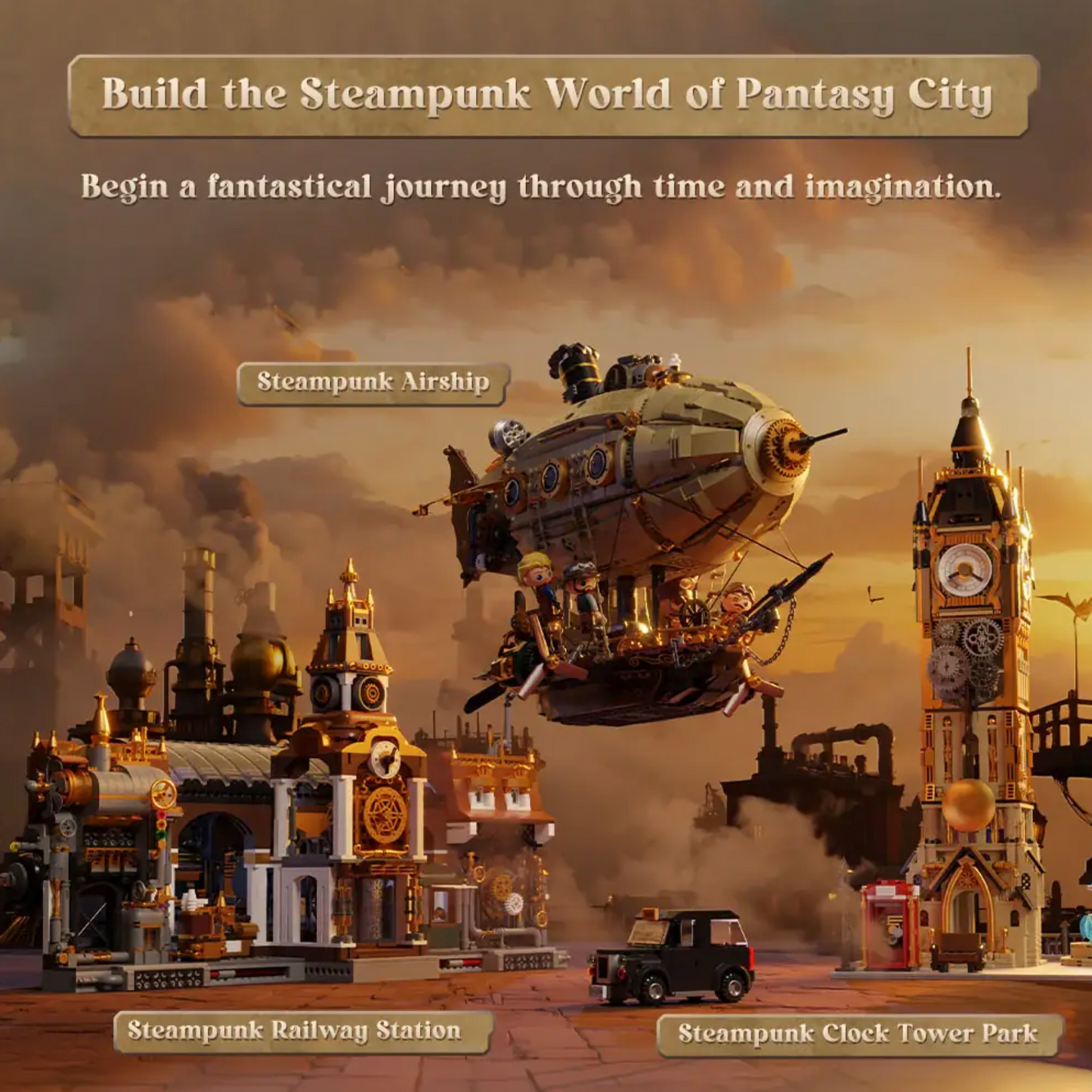 Pantasy 85021 Retro Series - Steampunk Airship