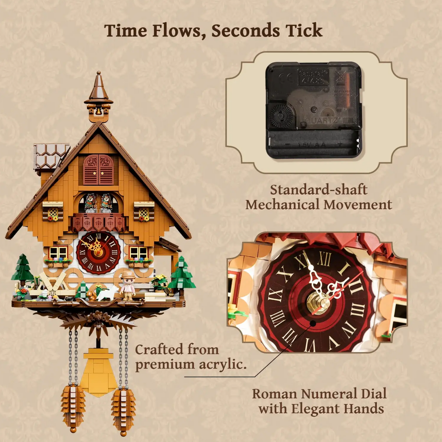 Pantasy 85027 Retro Series - Cuckoo Clock