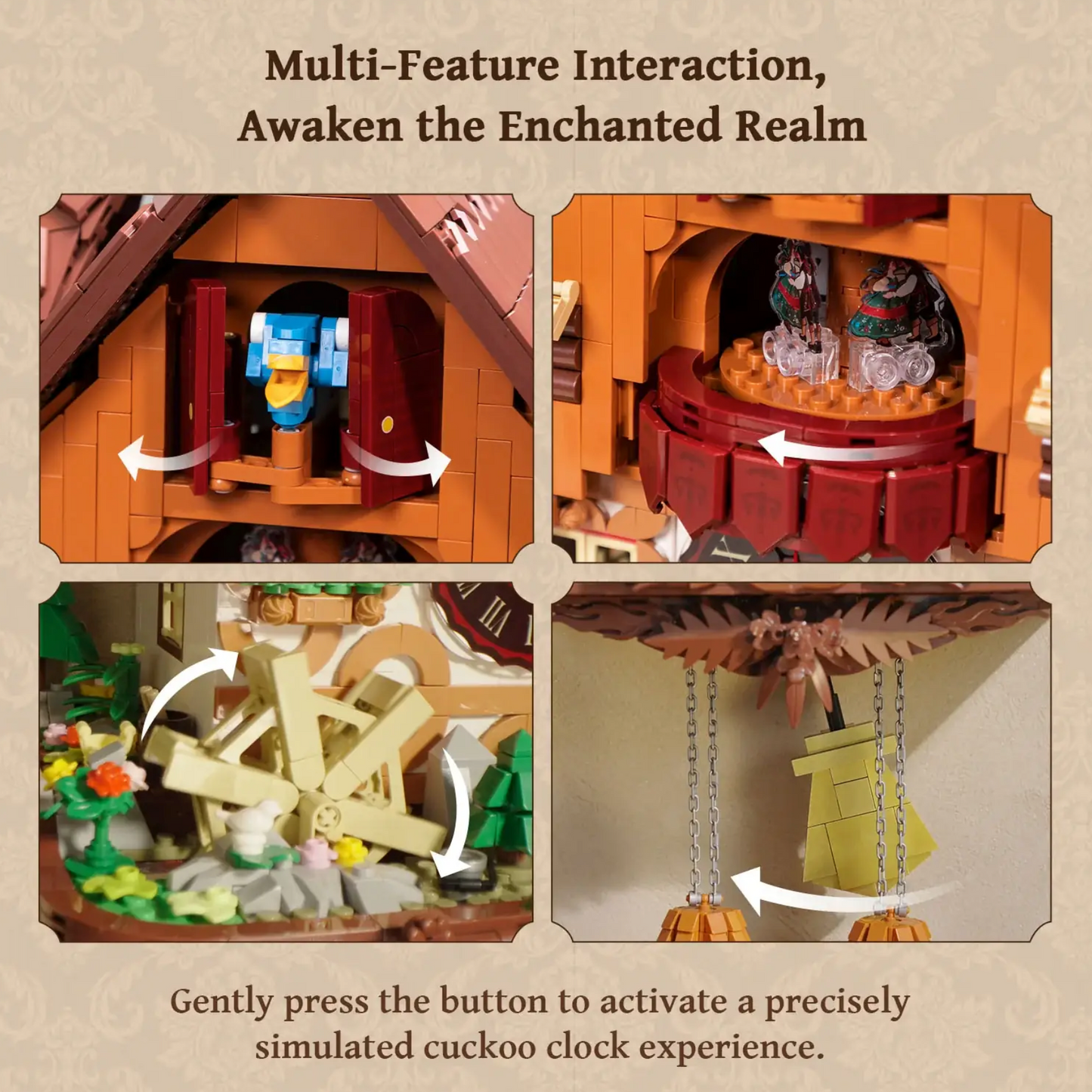 Pantasy 85027 Retro Series - Cuckoo Clock