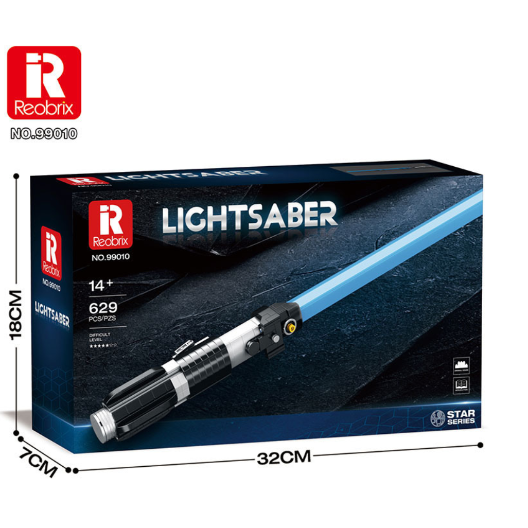 REOBRIX 99010 Blue Lightsaber (629Pcs)