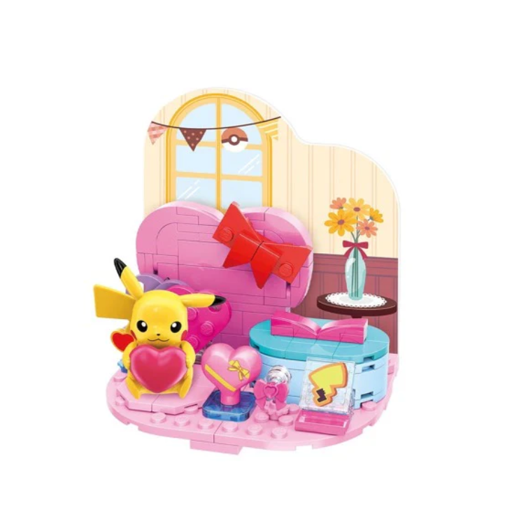 KEEPPLEY K20225 Pokémon Pikachu Bedroom Building Block Set