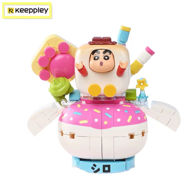 KEEPPLEY K20628 Crayon Shin-chan Donut & Cotton Candy Building Block Set
