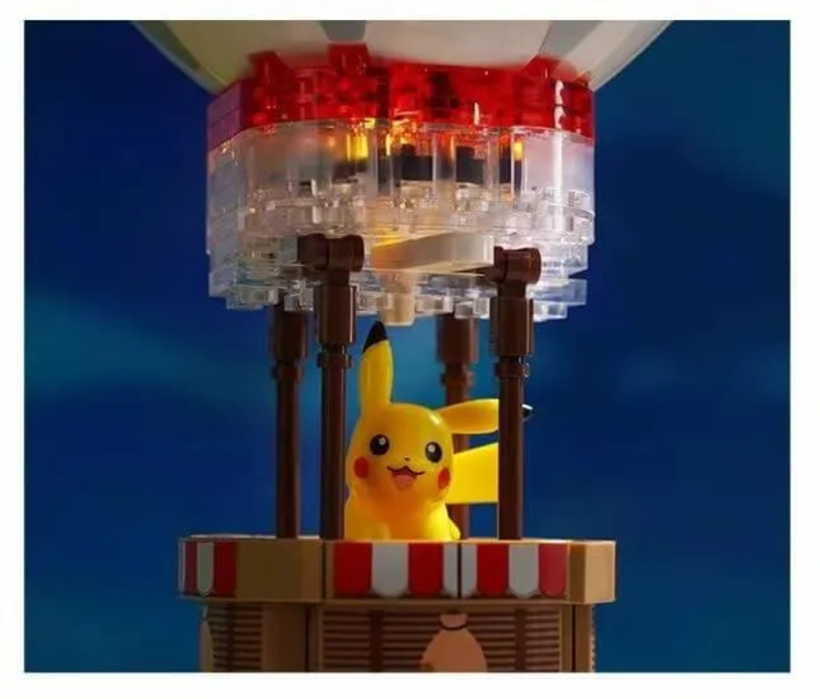KEEPPLEY K20234 Pokémon Poké Ball Hot Air Balloon Building Block Set