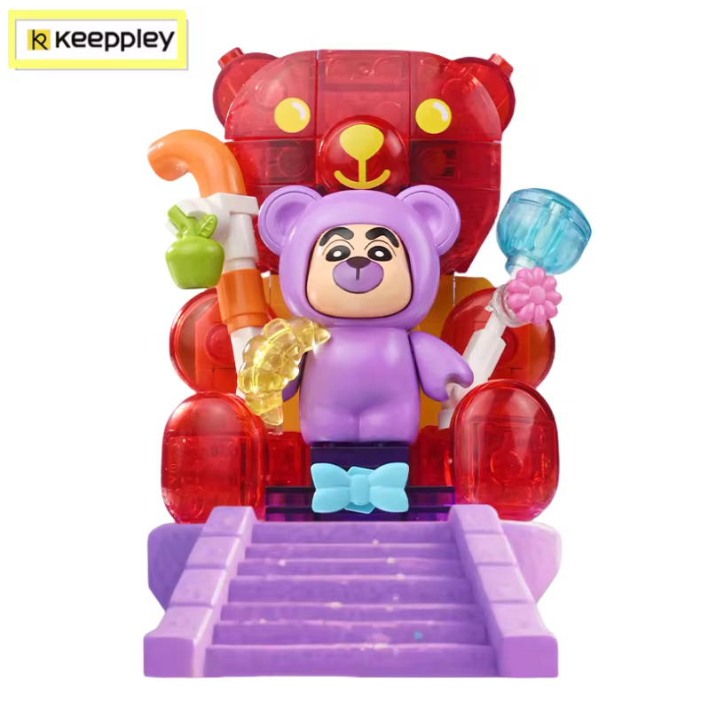 KEEPPLEY K20624 Crayon Shin-chan Gummy Bear Candy Building Block Set