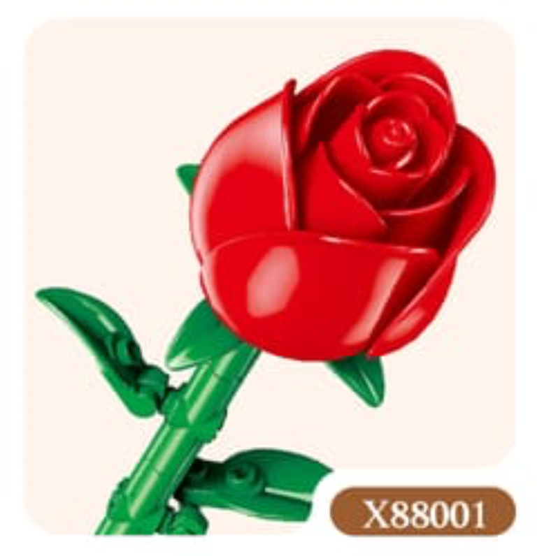 JIESTAR X88001/88002/88004/88008/88010/88011 Build Your Own Flower Bouquet Series
