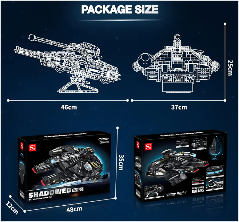 60529  Shadowed Wing Millennium Falcon
