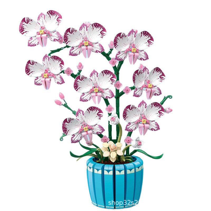 GAOMISI T2123 Orchid Building Block Set