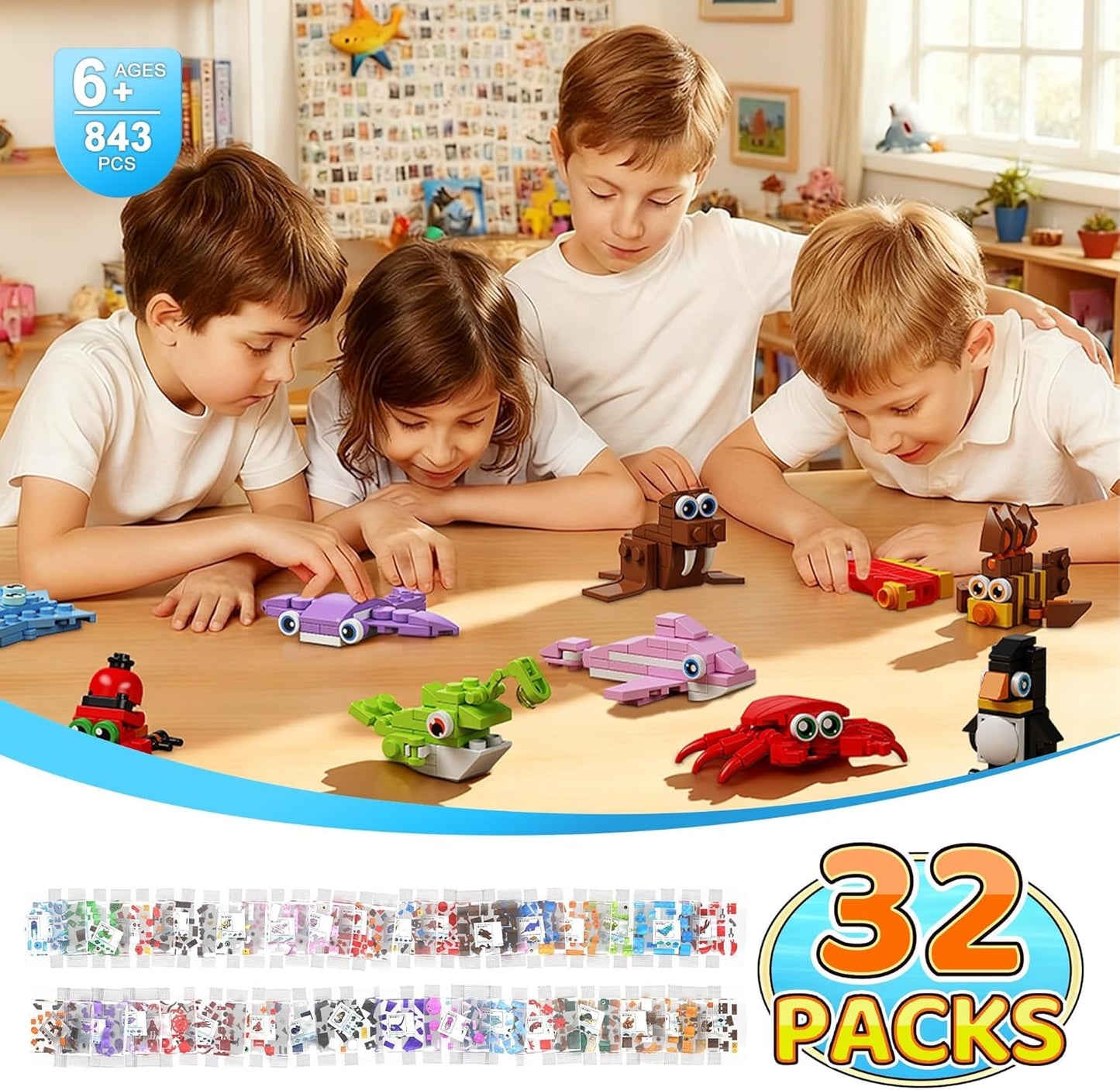 Tycole T2125 Animal world 32 Sea Animals