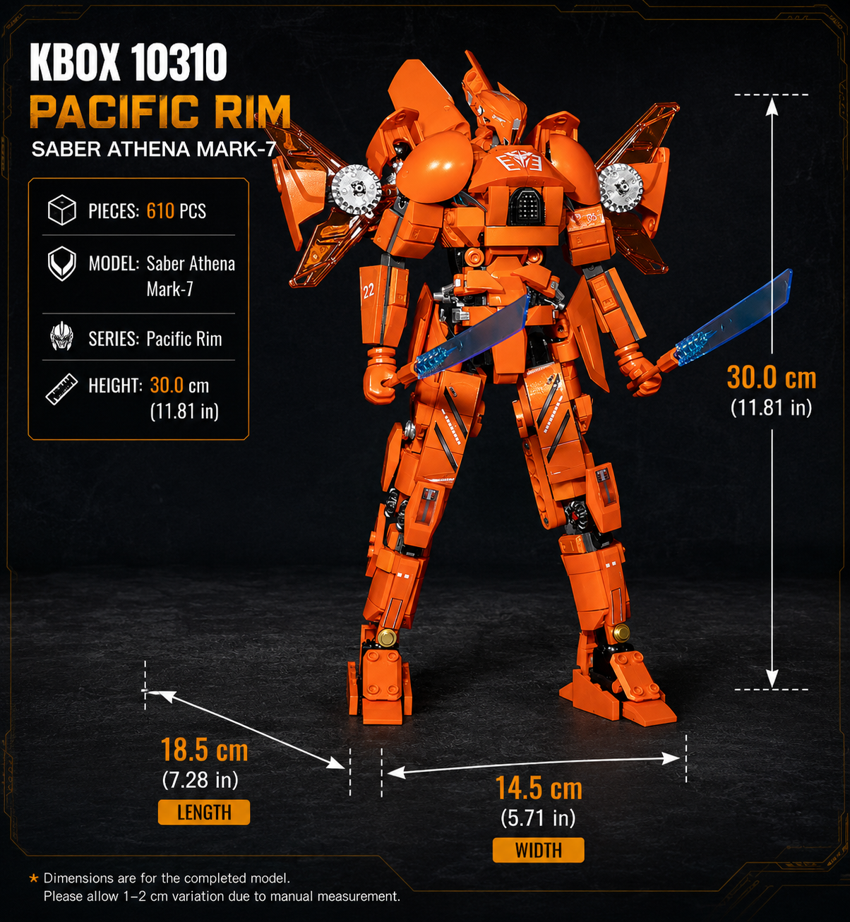 KBOX 10310 Pacific Rim Saber Athena Mark-7