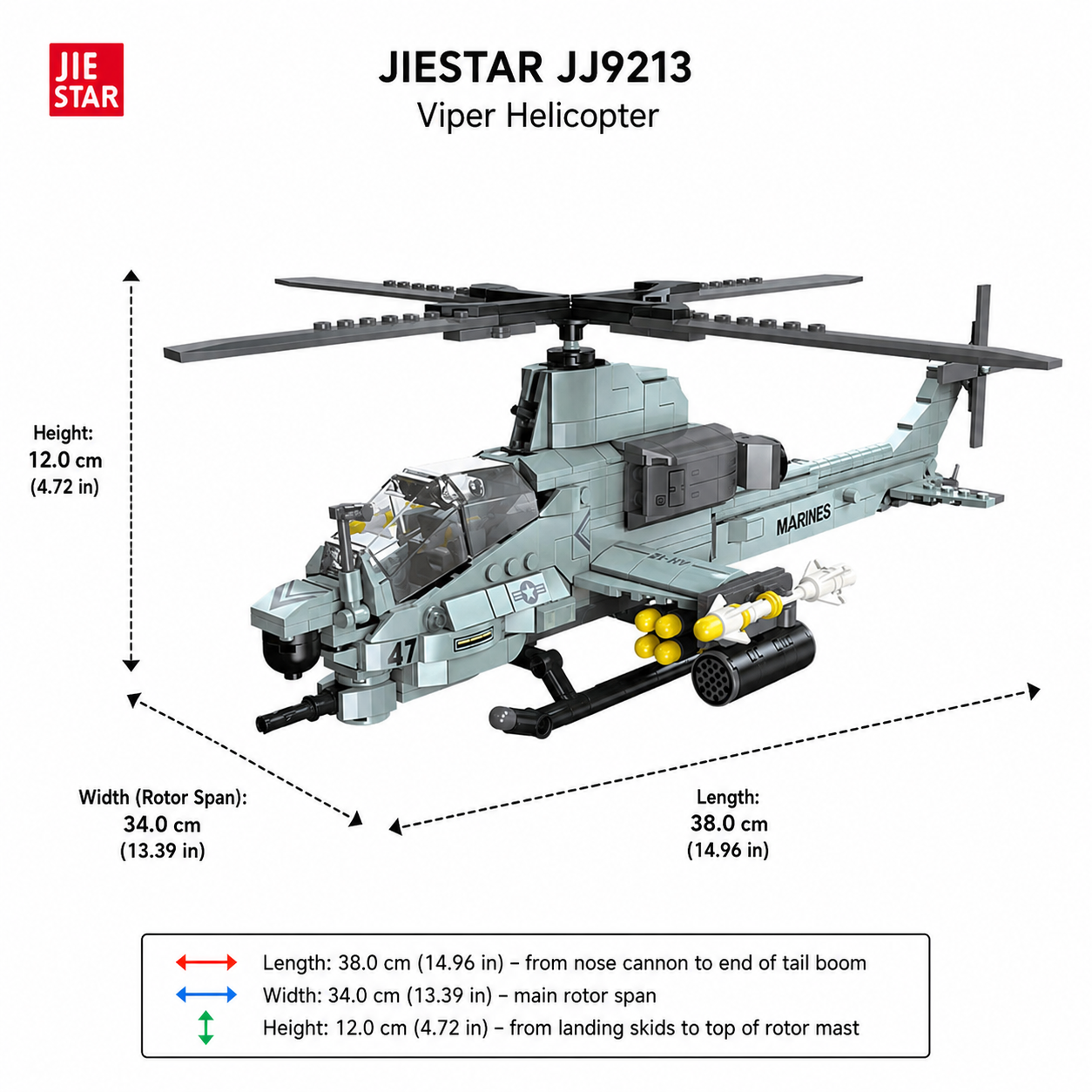 Jiestar JJ9213 Viper Helicopter