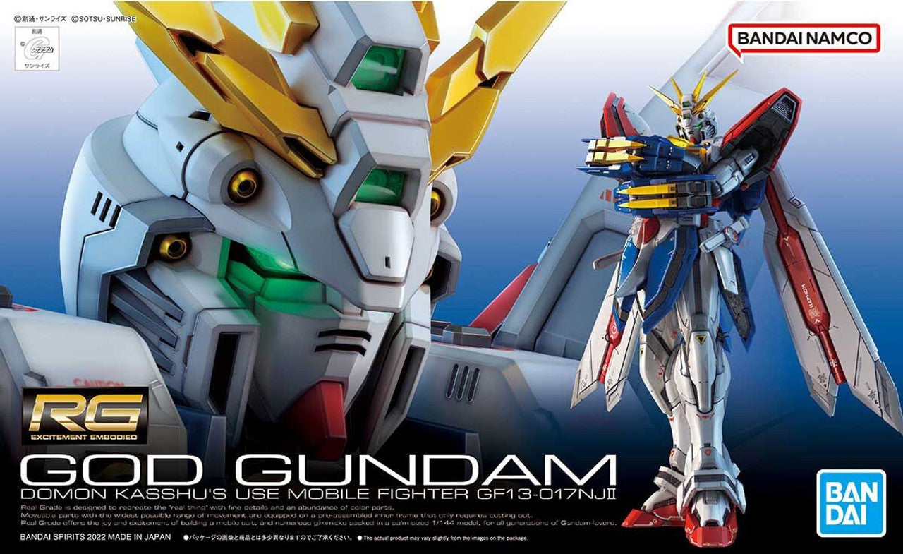 Bandai RG 1/144 God Gundam Model Kit