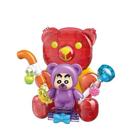 KEEPPLEY K20624 Crayon Shin-chan Gummy Bear Candy Building Block Set