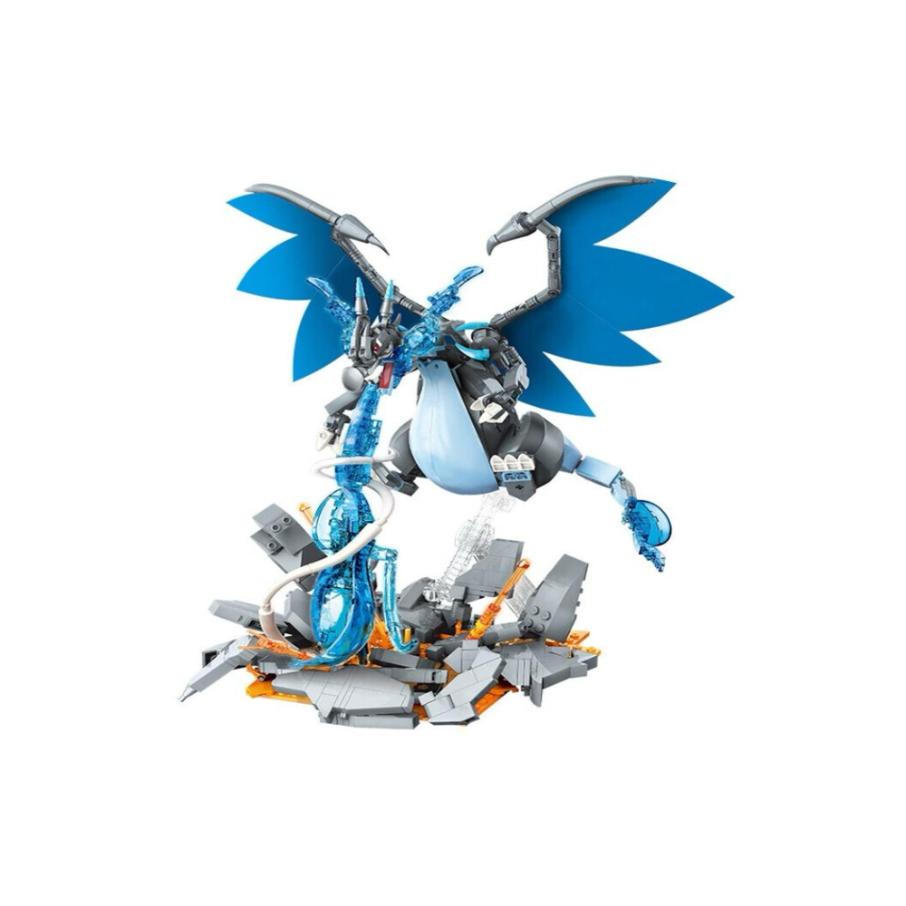 KEEPPLEY K20216 Pokémon Mega Charizard X Building Block Set