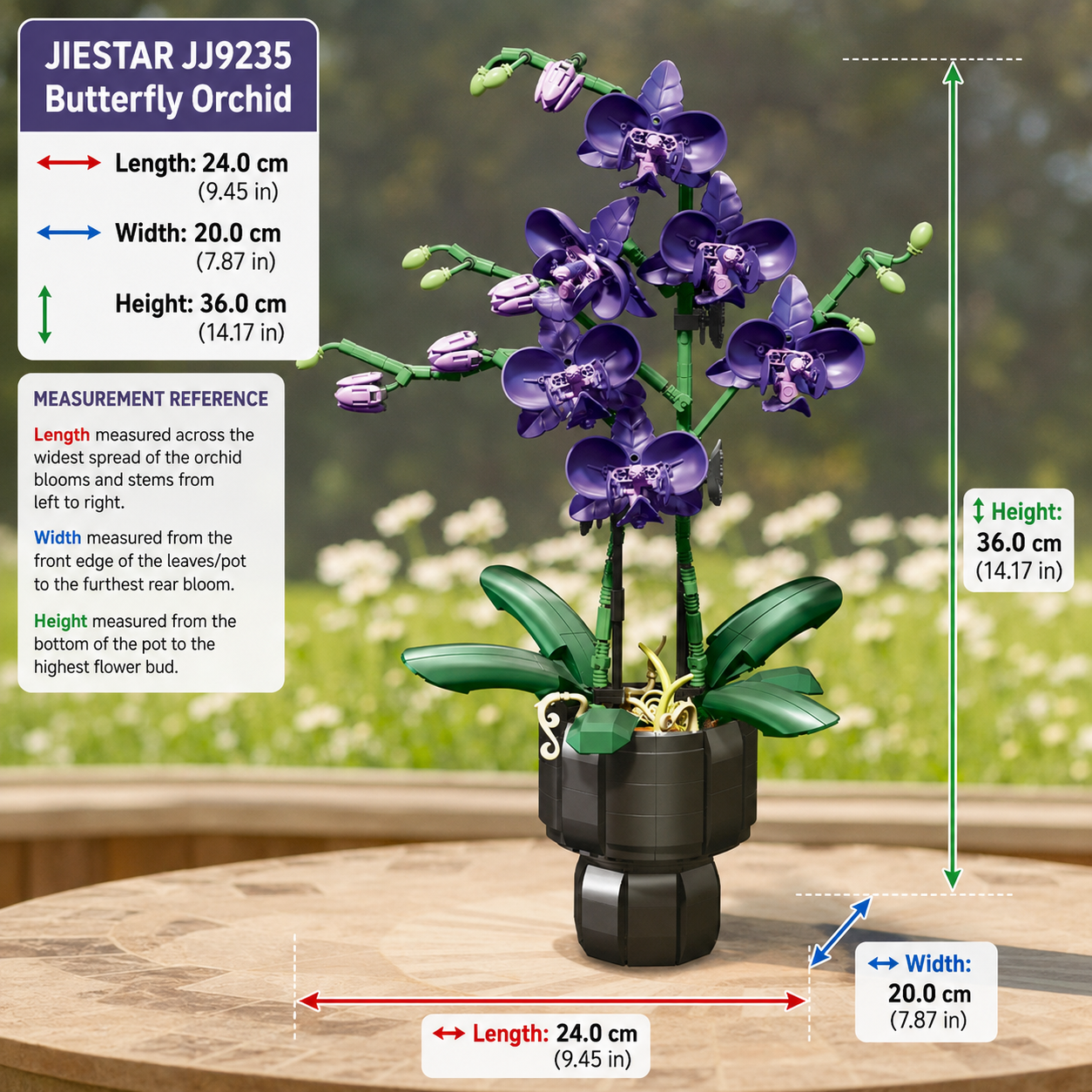 Jiestar JJ9235 Butterfly Orchid
