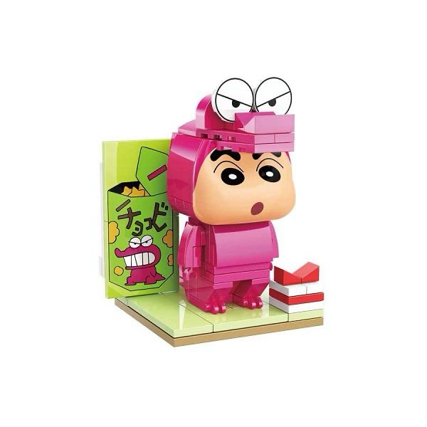 KEEPPLEY K20623 Crayon Shin-chan Crocodile Outfit Biscuit Building Block Set