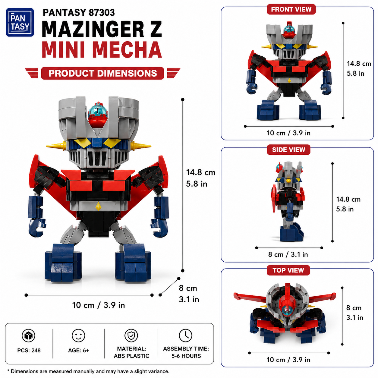 Pantasy 87303 Mazinger Z Mini Mecha