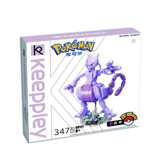 KEEPPLEY B0111 Pokémon Mewtwo Building Block Set (347PCS)