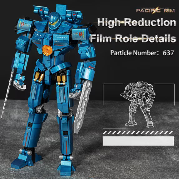 KBOX 10313 Pacific Rim™  Armored Sky Building Block Set – 637PCS