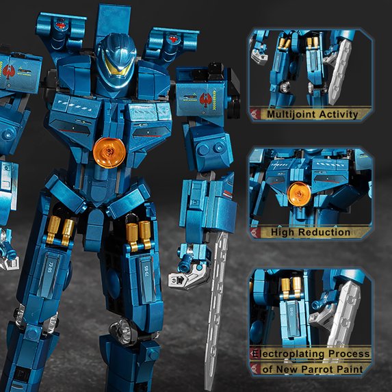 KBOX 10313 Pacific Rim™  Armored Sky Building Block Set – 637PCS