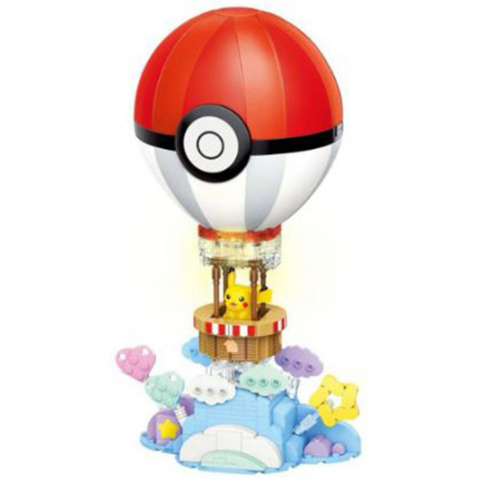KEEPPLEY K20234 Pokémon Poké Ball Hot Air Balloon Building Block Set
