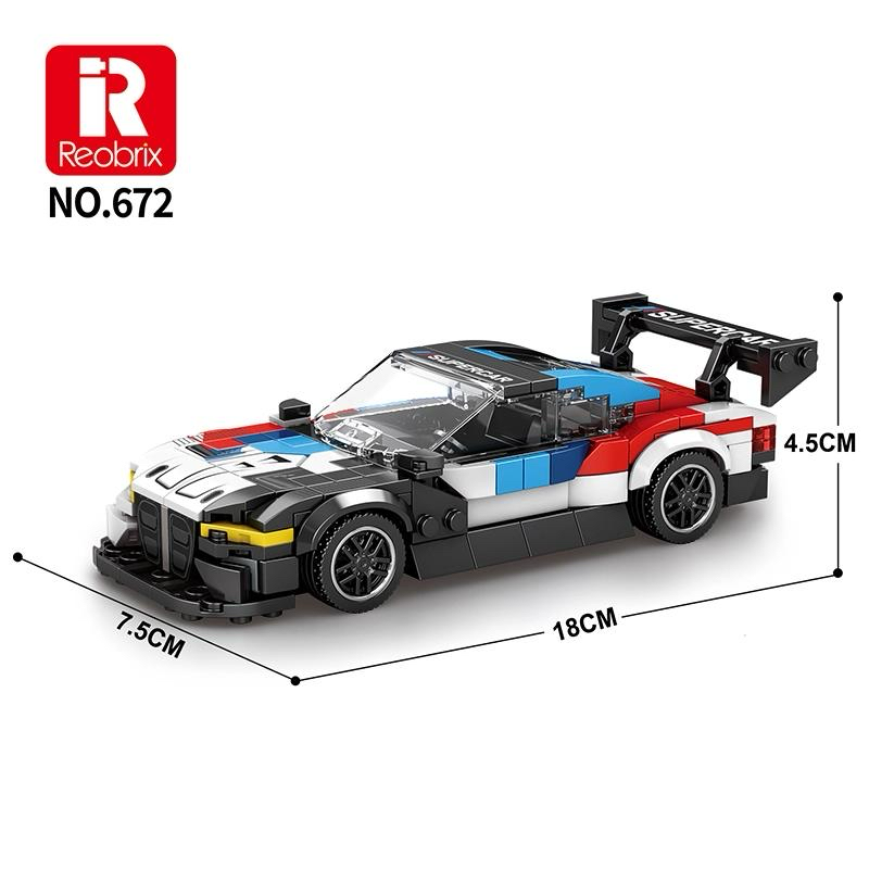 Reobrix 672 BMW M4 GT3 (White)(385Pcs)