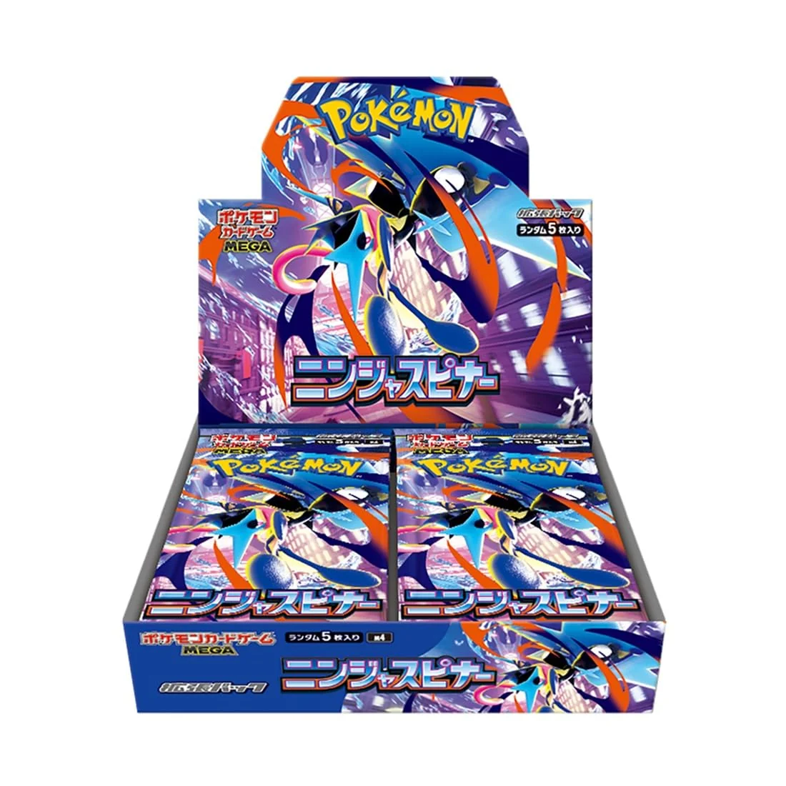 Pokemon TCG Ninja Spinner Booster Box M4 (Japanese) / [BOX]ポケモンカードゲーム MEGA 拡張パック ニンジャスピナー