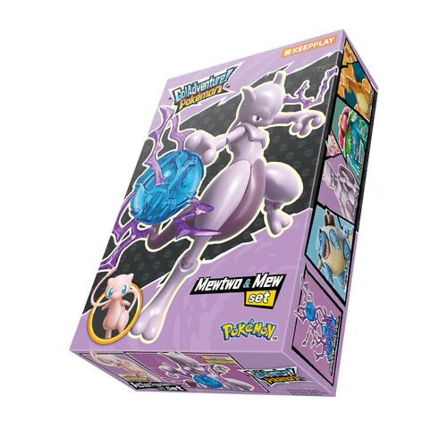 KEEPPLEY K20249 Pokémon Mewtwo & Mew Building Block Set