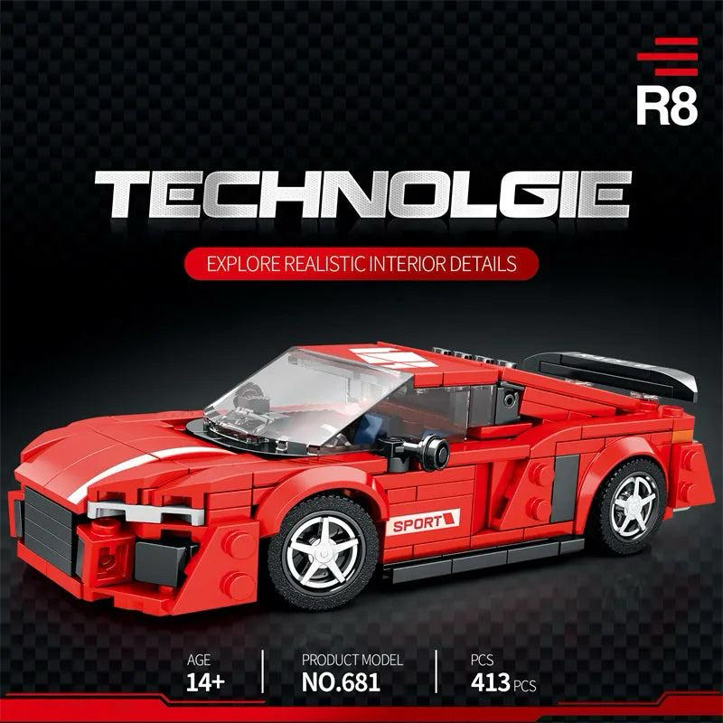 Reobrix 681 Audi R8 (Red)(413Pcs)