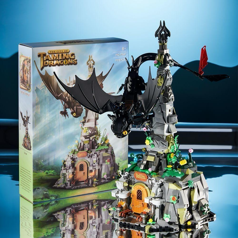 DK 7069 The City of Taming Dragons Building Blocks Set | 998 Pieces