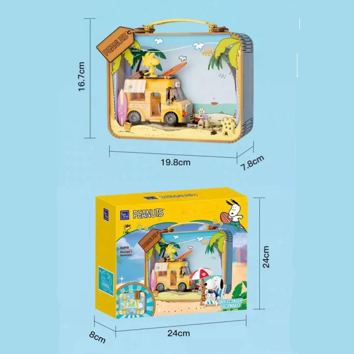 Pantasy 86910 Peanuts - Snoopy's Suitcase