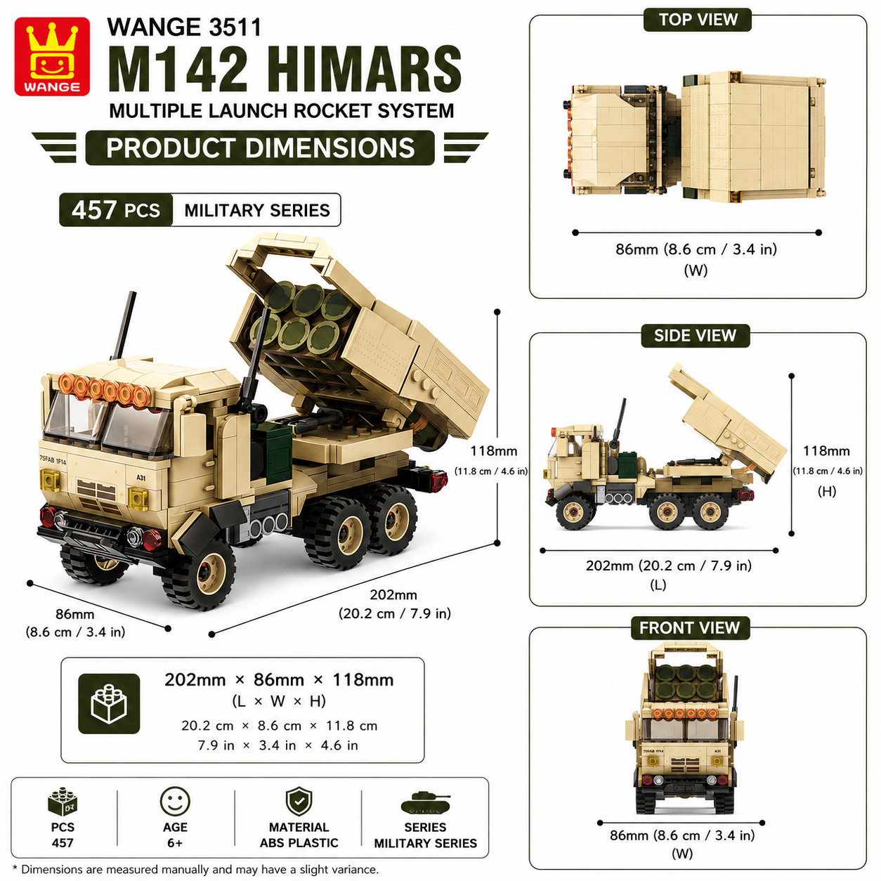WANGE 3511 M142 HIMARS